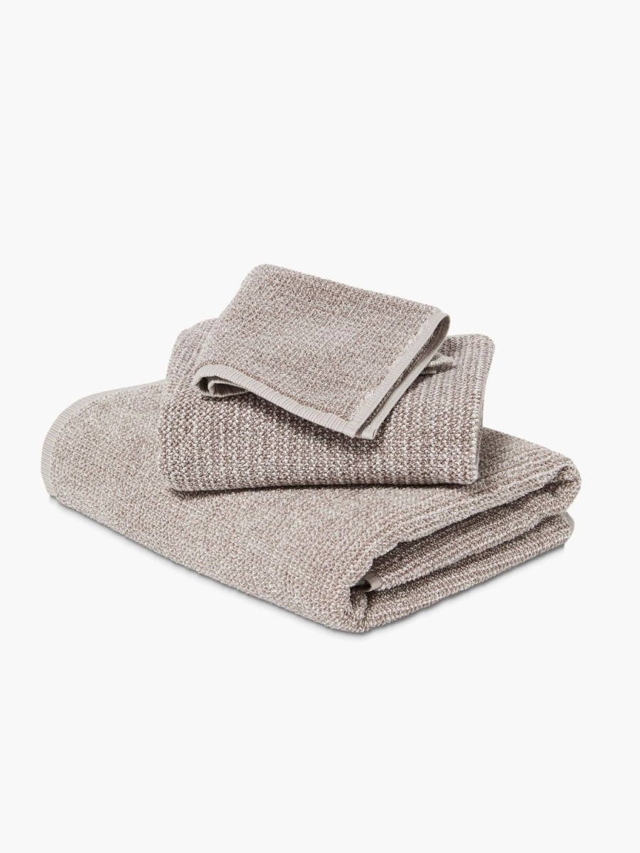 Bathroom L&M Home | Tweed Latte Towels