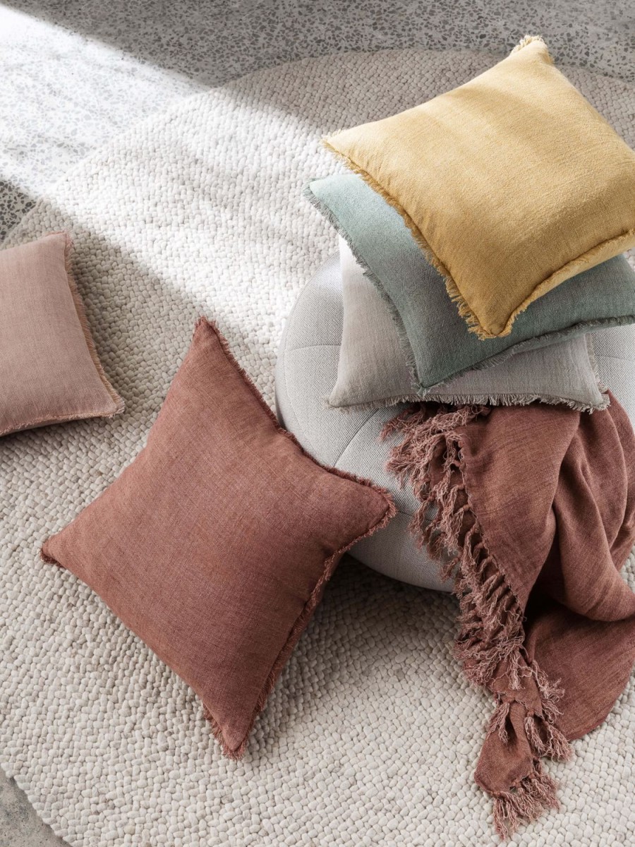 Living L&M Home | Burton Earth Heavy Linen Cushion