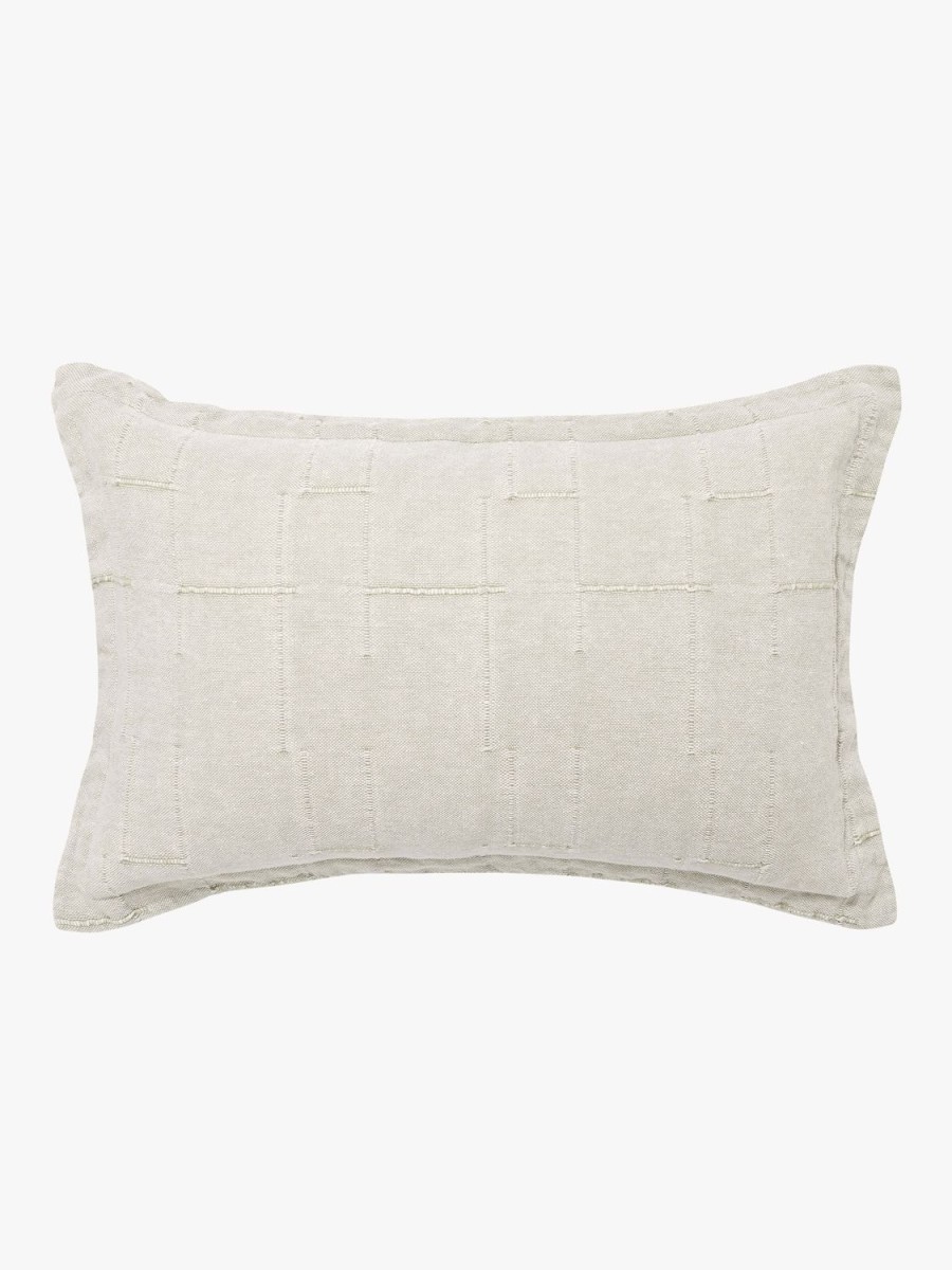 Living L&M Home | Palermo Sage French Linen Rectangle Cushion