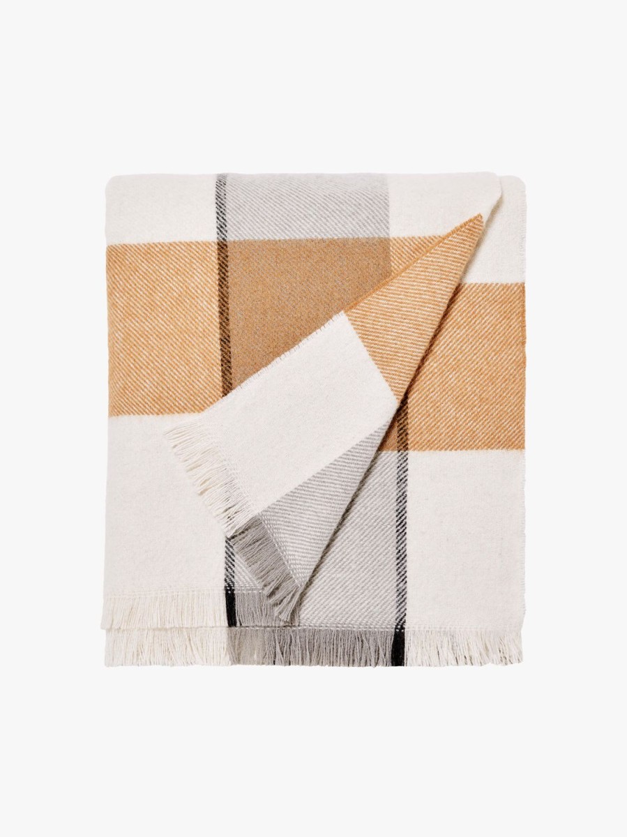 Bedroom L&M Home | Alby Toffee Australian Wool Blanket