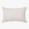 Bedroom L&M Home | Mondo Oatmeal Organic French Linen Pillowcases