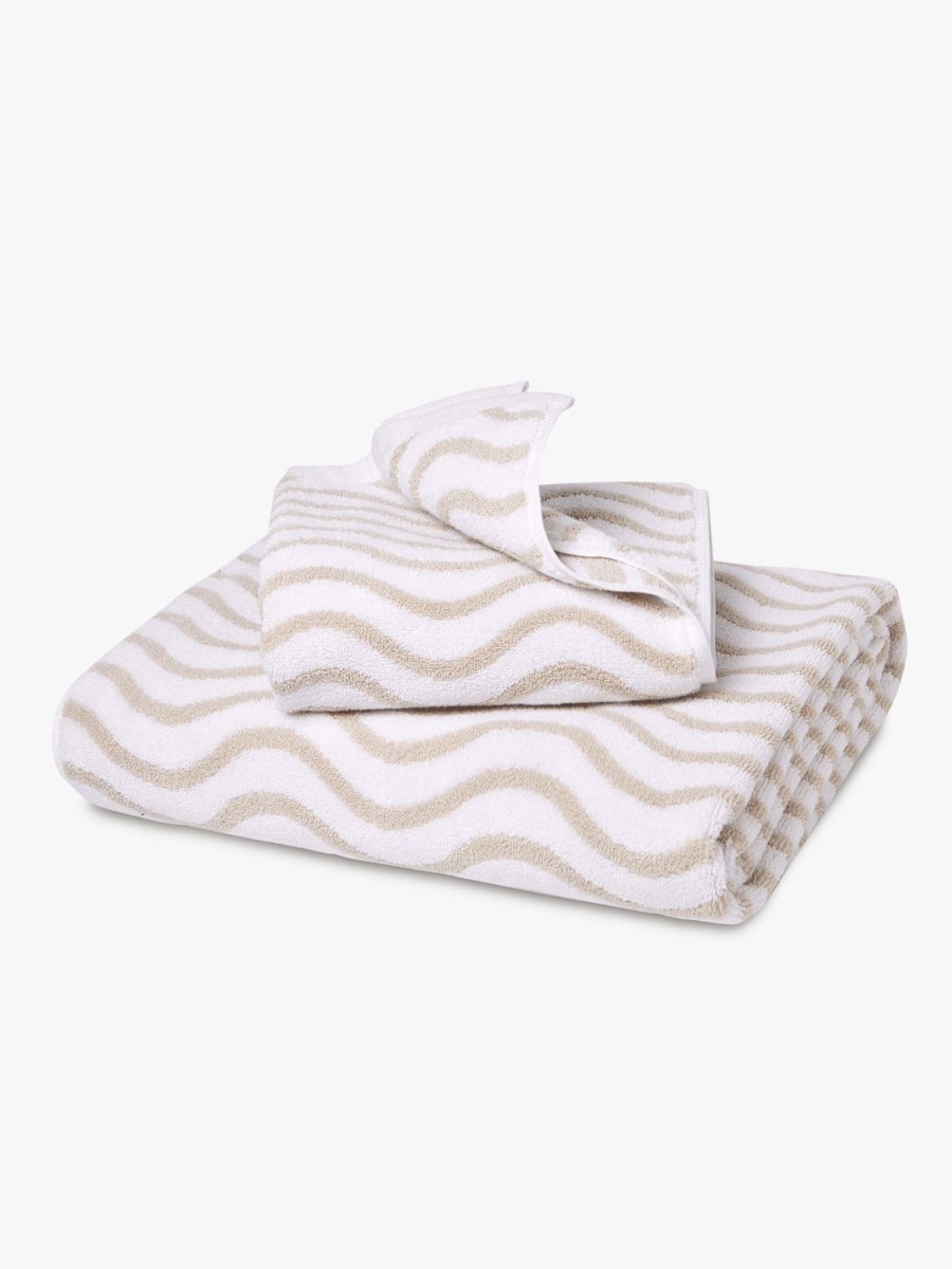 Bathroom L&M Home | Wave Natural Towels