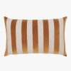 Living L&M Home | Etro Toffee Stripe Velvet Cushion