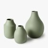 Living L&M Home | Mona Sage Trio Of Vases