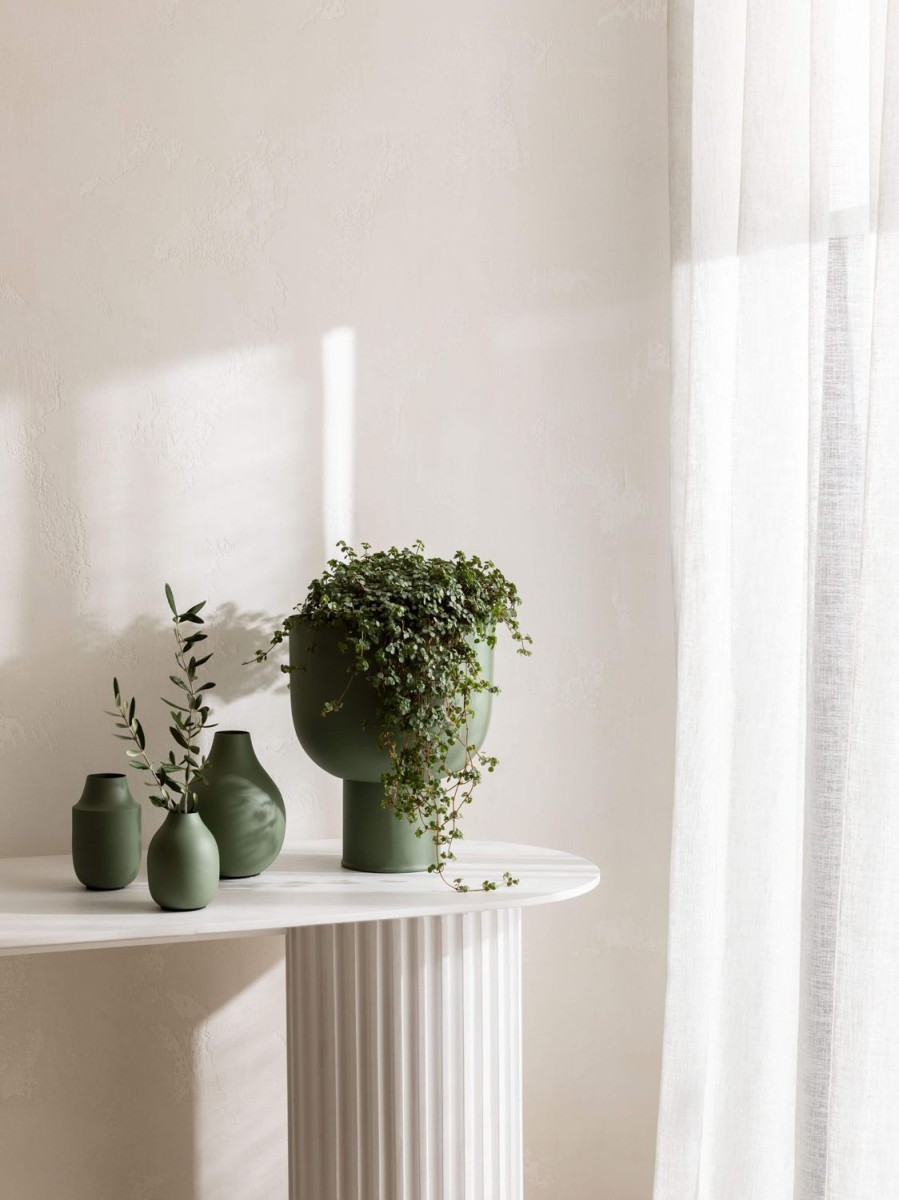 Living L&M Home | Mona Sage Trio Of Vases