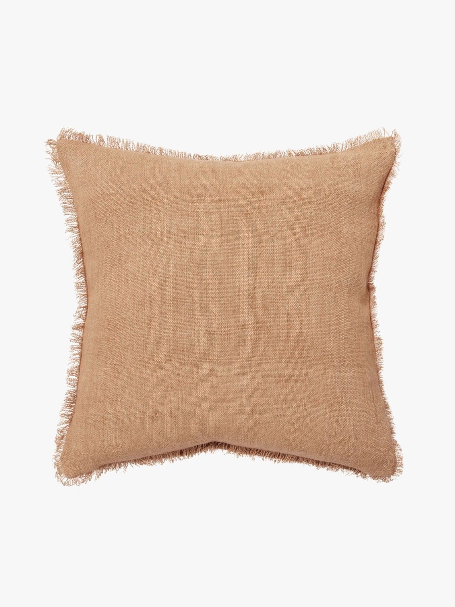 Living L&M Home | Burton Toffee Heavy Linen Cushion