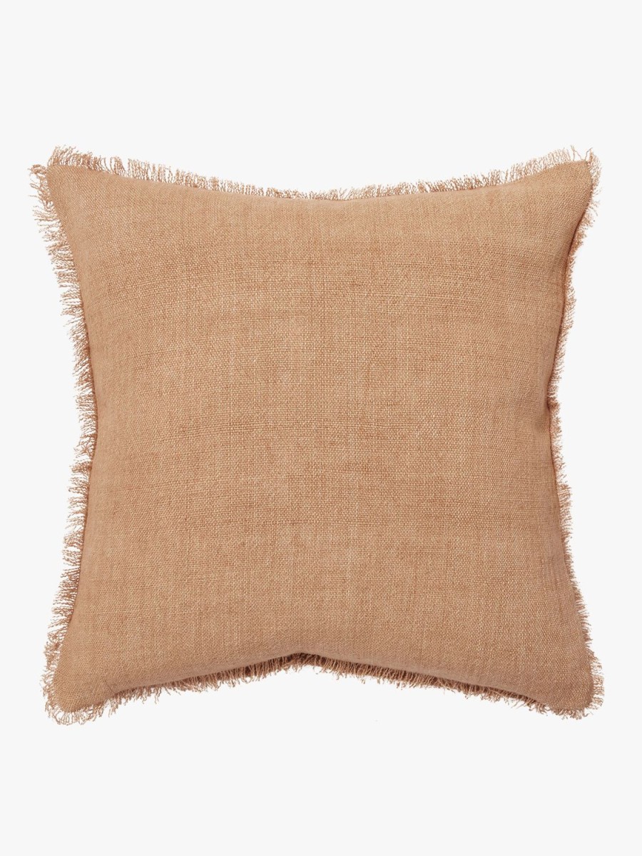 Living L&M Home | Burton Toffee Heavy Linen Cushion