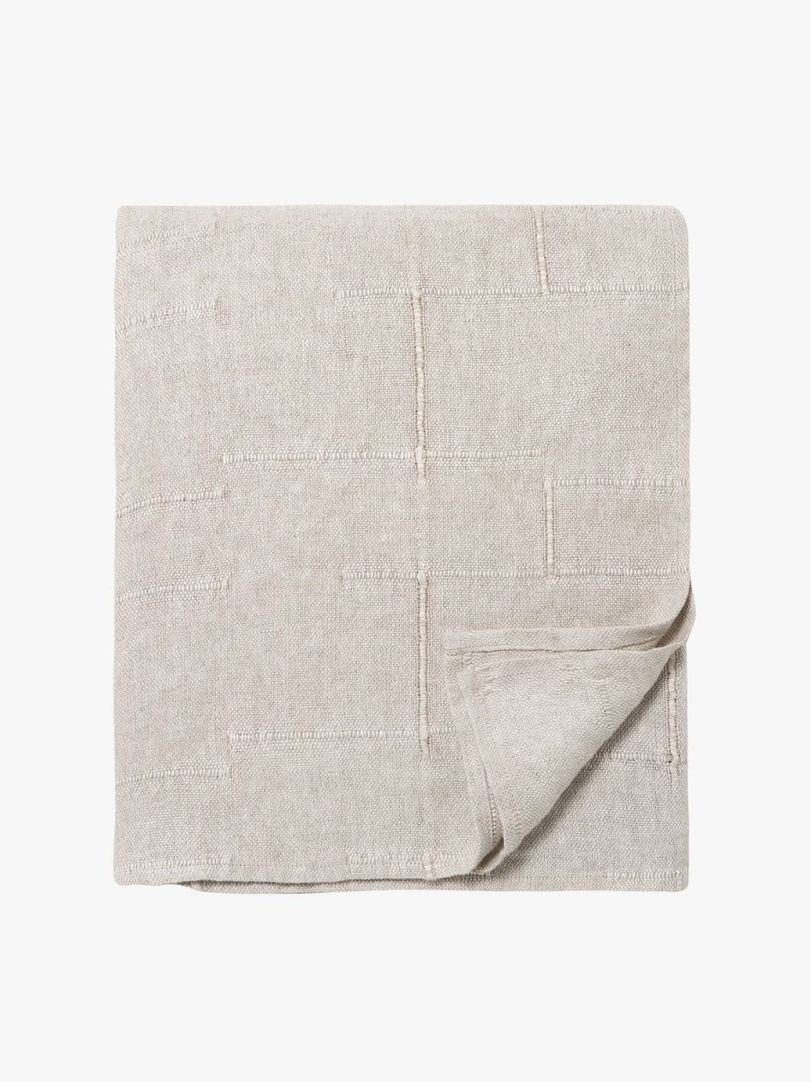 Bedroom L&M Home | Palermo Natural French Linen Bedcover