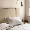 Bedroom L&M Home | Grosgrain Olive Egyptian Cotton Duvet Cover Set