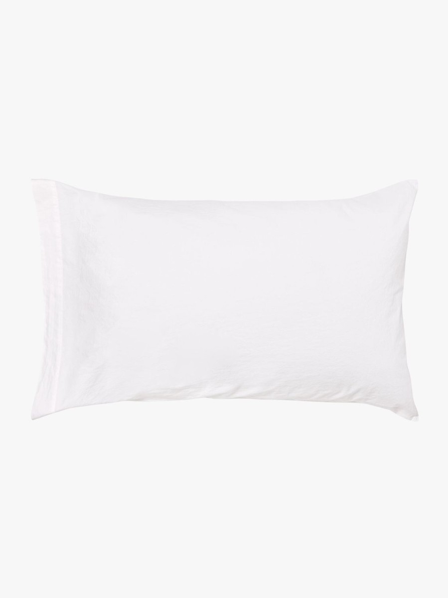 Bedroom L&M Home | Nordic White Portuguese Cotton Pillowcases