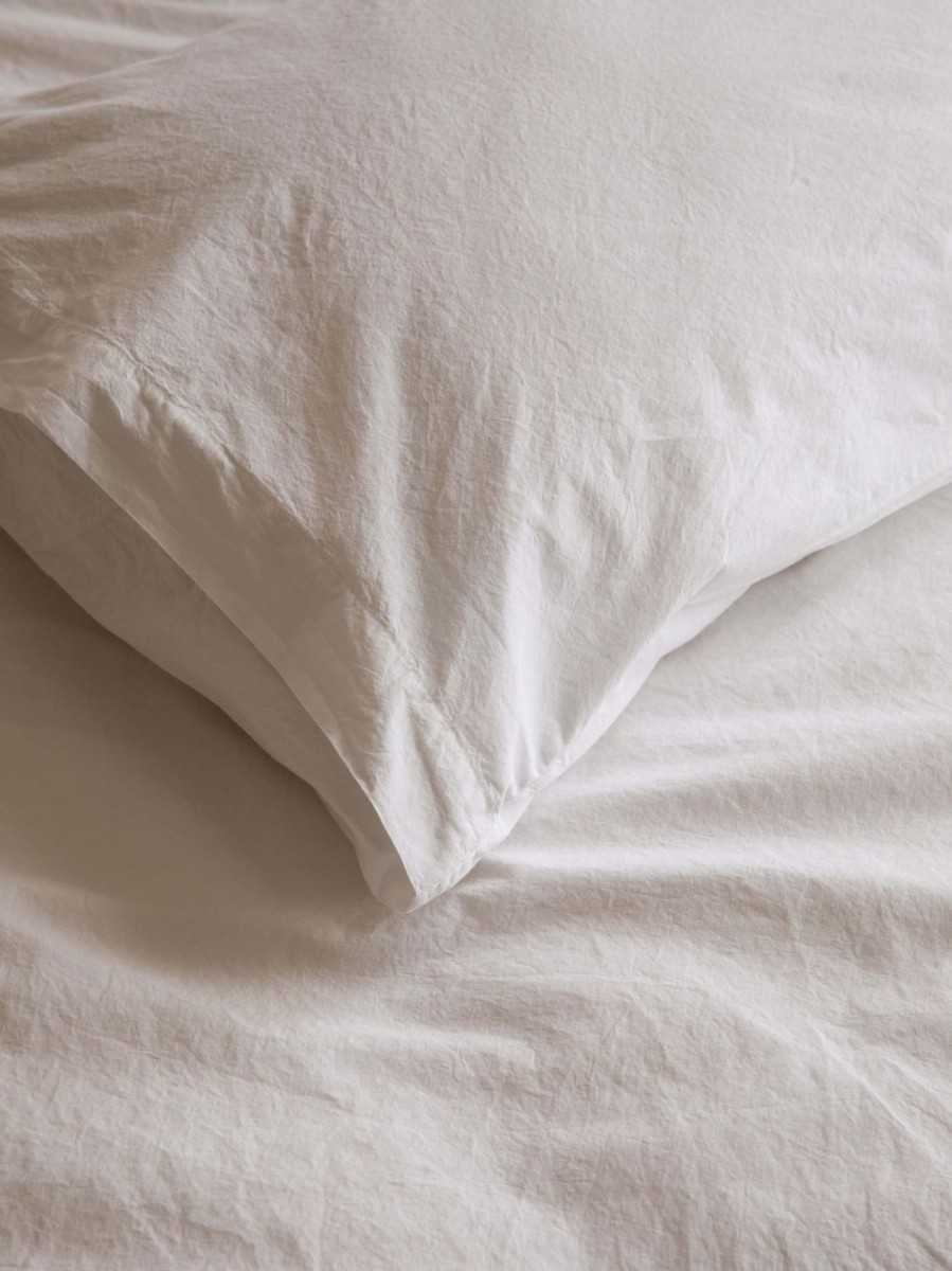 Bedroom L&M Home | Nordic White Portuguese Cotton Pillowcases