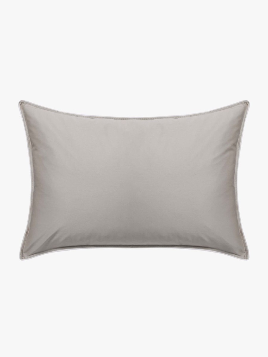 Bedroom L&M Home | Belmont Pewter Organic Cotton Pillowcases