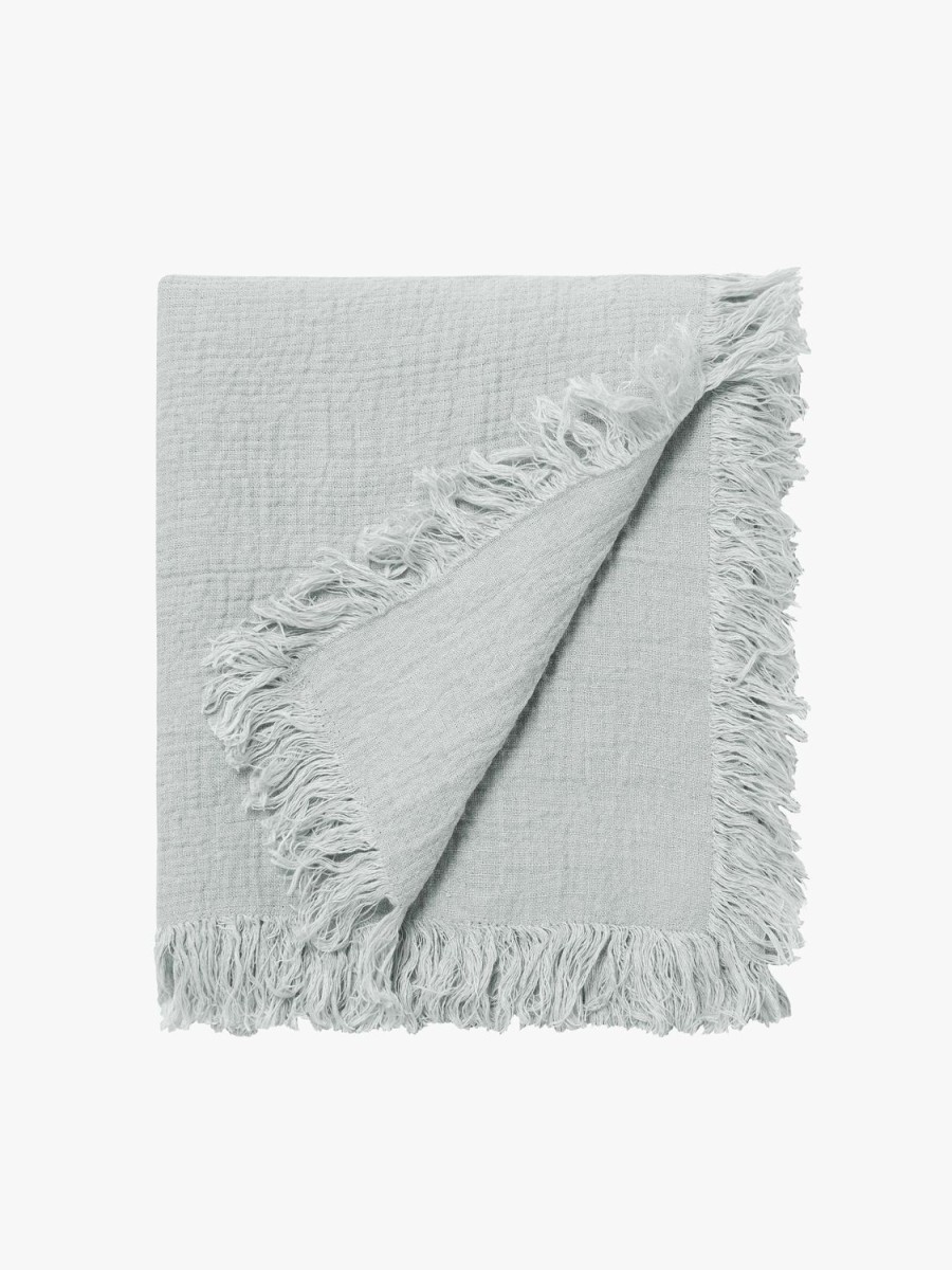 Bedroom L&M Home | Ava Pure Linen Fossil Throw