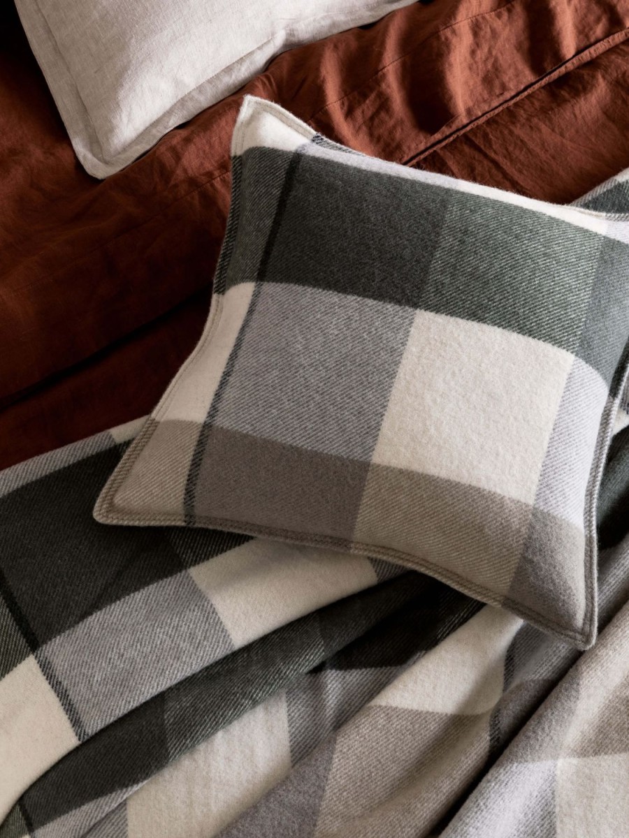 Living L&M Home | Alby Eucalypt Australian Wool Cushion