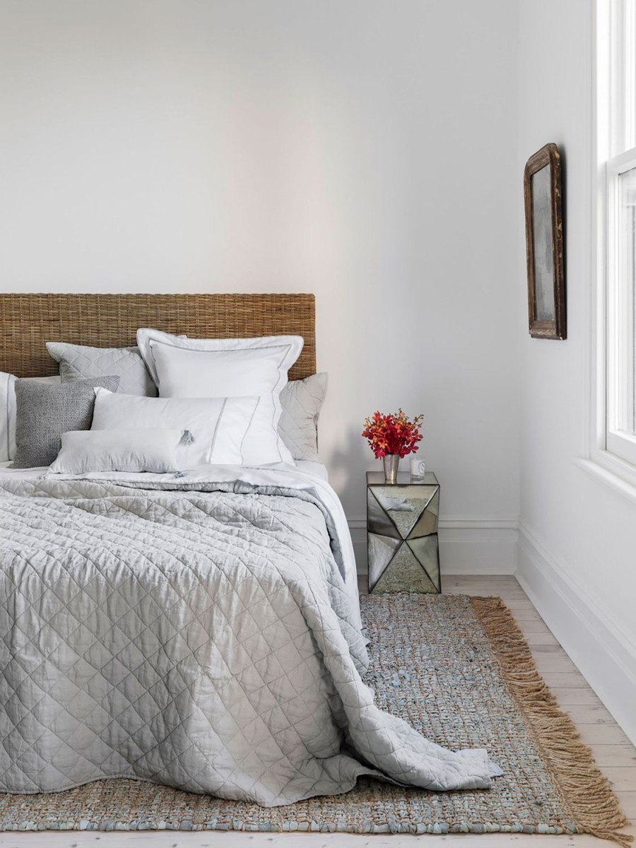 Bedroom L&M Home | Soho Cloud Linen & Cotton Quilt