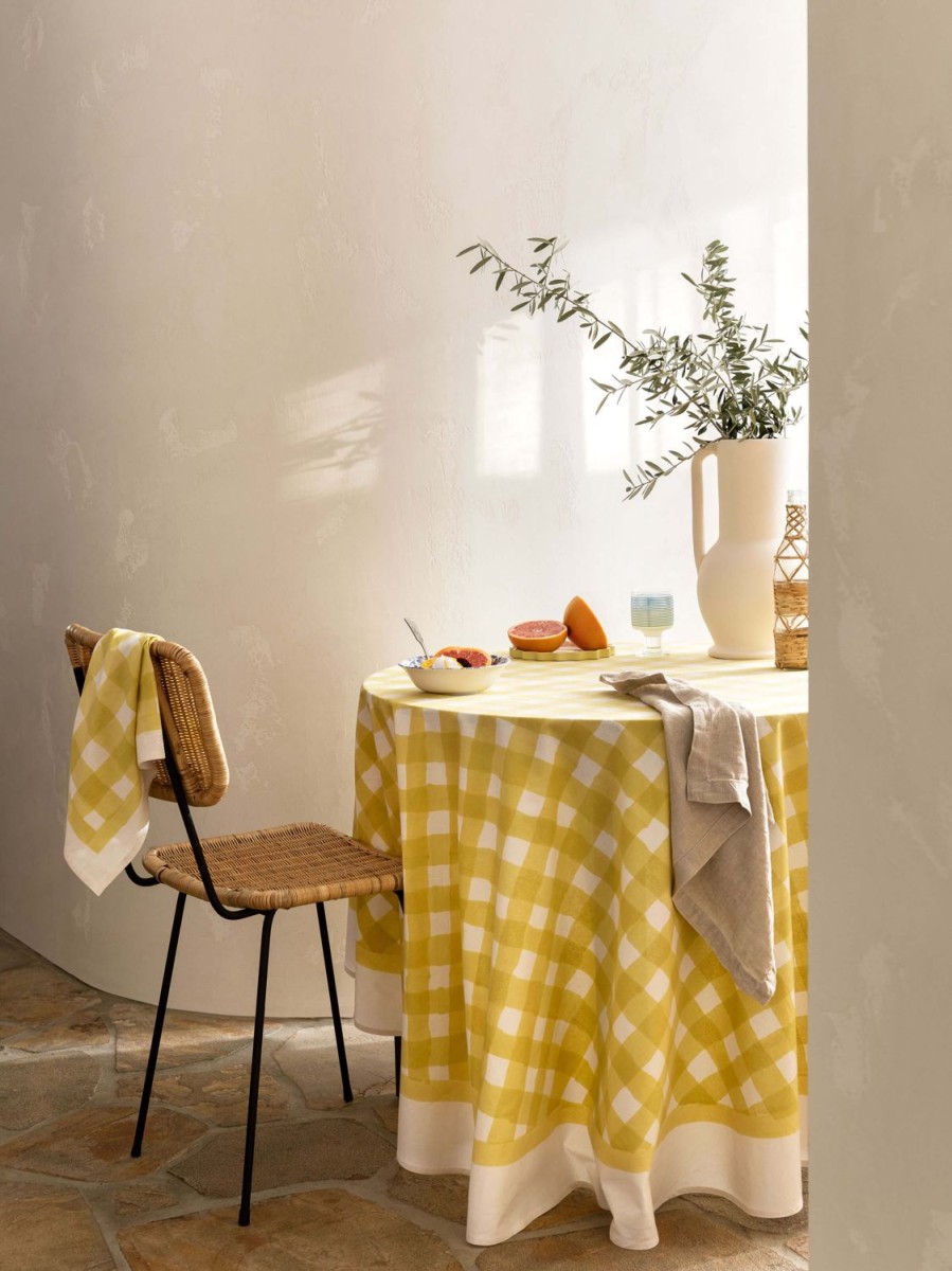 Dining L&M Home | Spritz Limone Table Cloth