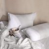 Bedroom L&M Home | Mondo White Organic French Linen Sheet Set