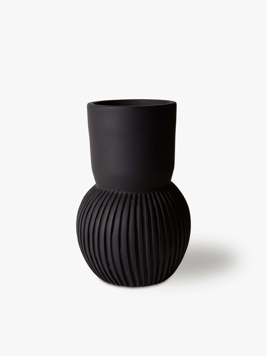 Living L&M Home | Marcelle Black Vessel