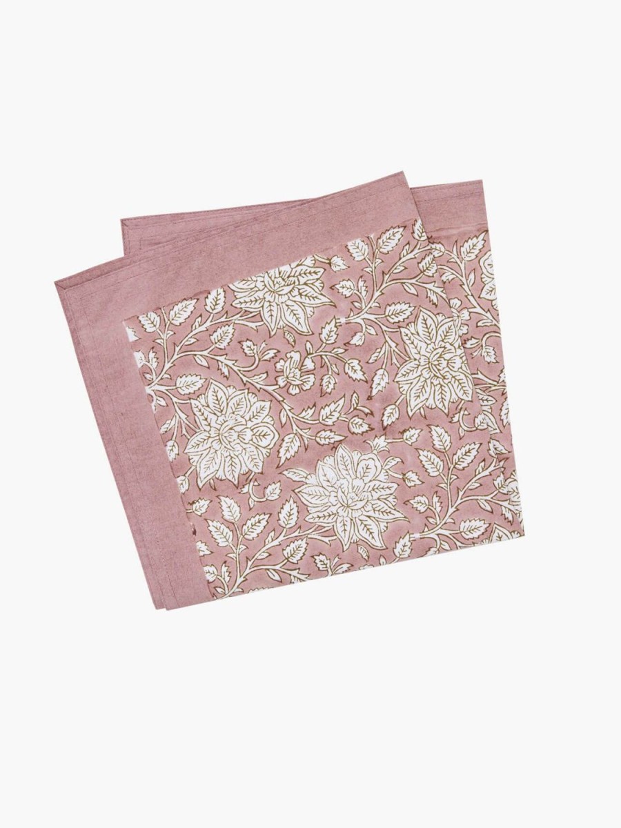 Dining L&M Home | Sienna Blush Napkin Set