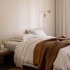 Bedroom L&M Home | Grosgrain Caramel Egyptian Cotton Duvet Cover Set