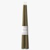 Living L&M Home | Tapered Candle Pair - Olive