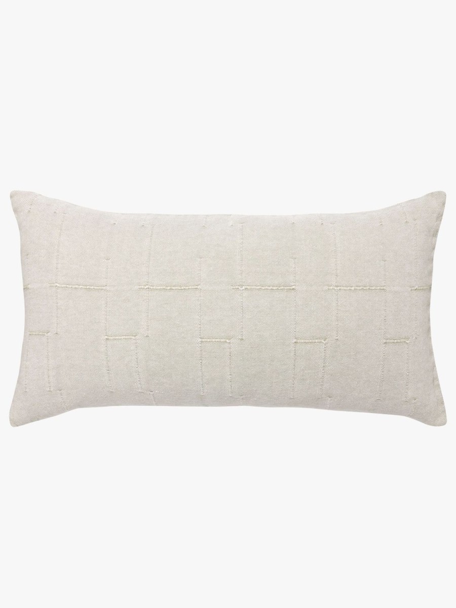 Living L&M Home | Palermo Sage French Linen Lumbar Cushion