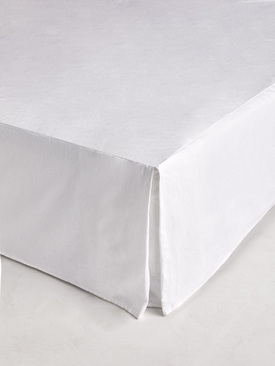 Bedroom L&M Home | Avenue White Linen & Cotton Valance