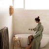 Bathroom L&M Home | Spa Sage Waffle Bathrobe