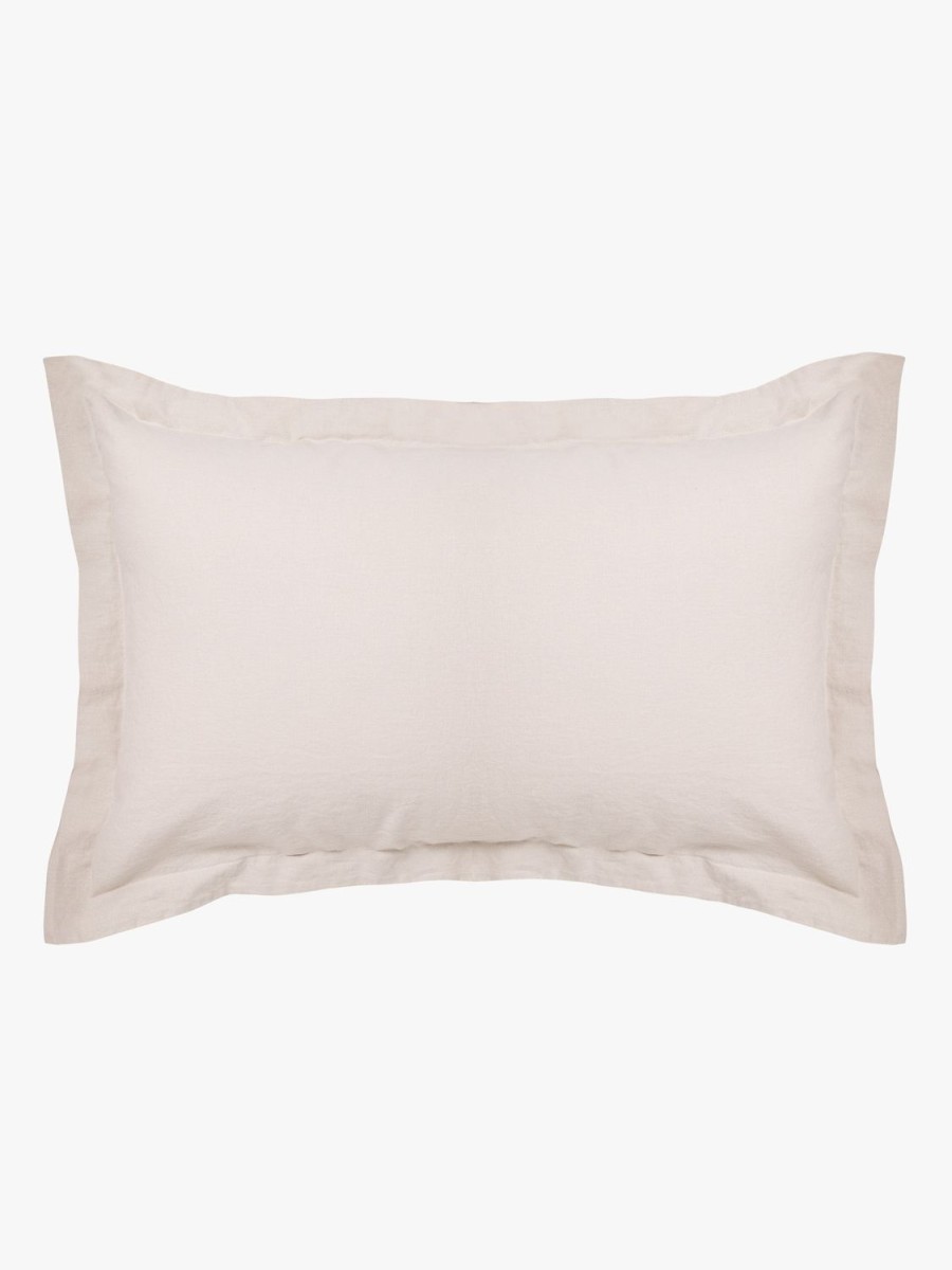 Bedroom L&M Home | Avenue Oatmeal Linen & Cotton Pillowcases