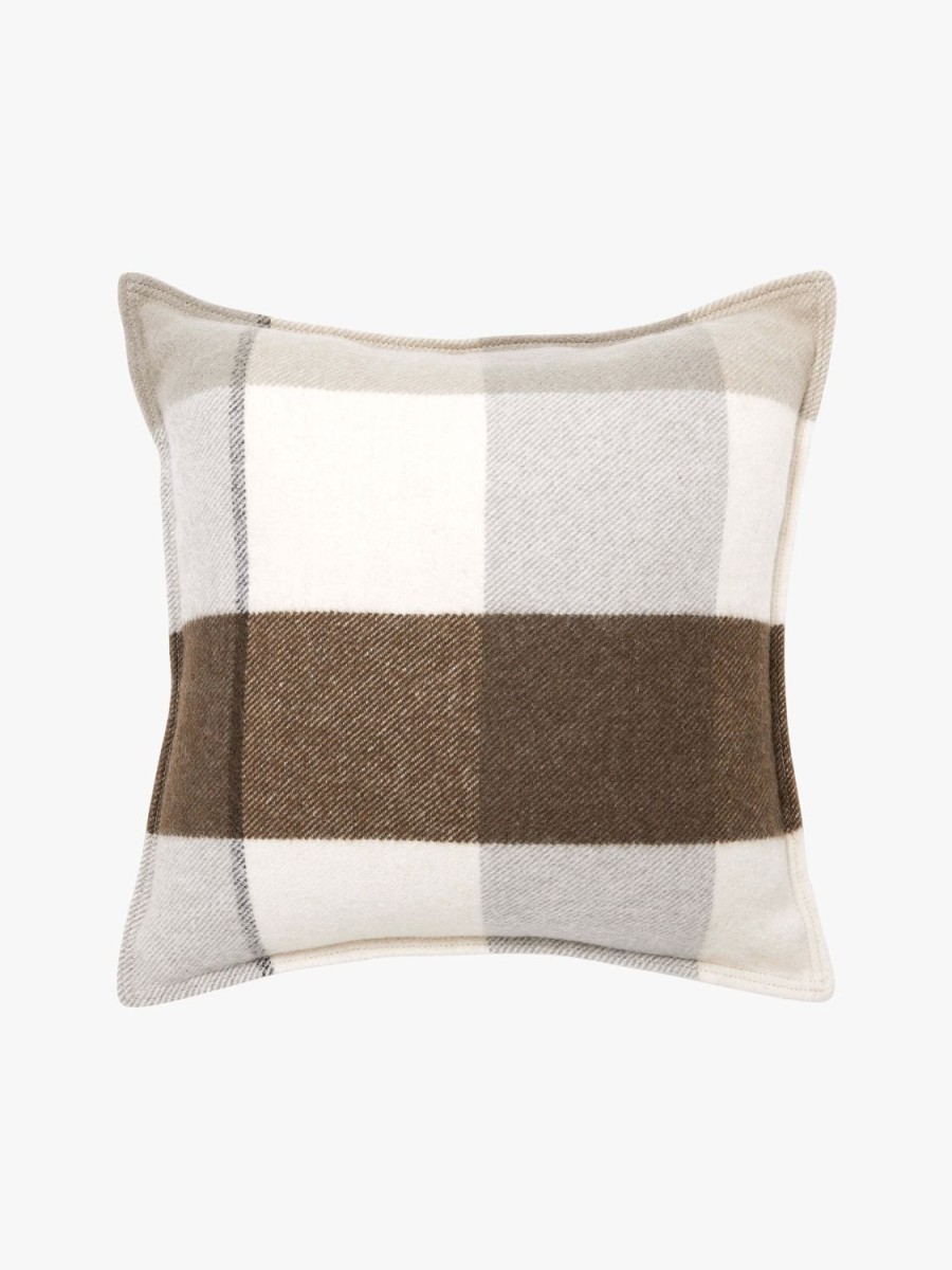 Living L&M Home | Alby Chocolate Australian Wool Cushion