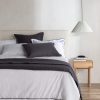 Bedroom L&M Home | Aspen Charcoal Pure Cotton Quilt