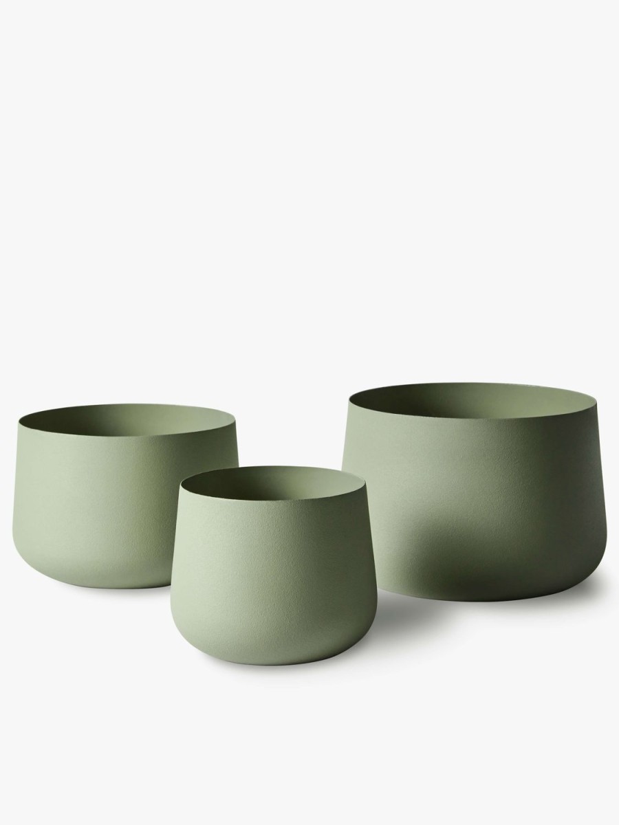 Living L&M Home | Mona Sage Pot Trio