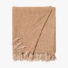 Bedroom L&M Home | Burton Toffee Heavy Linen Throw