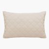 Bedroom L&M Home | Soho Oatmeal Linen & Cotton Quilted Pillowcases