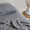 Bedroom L&M Home | Mondo Storm Organic French Linen Sheet Set