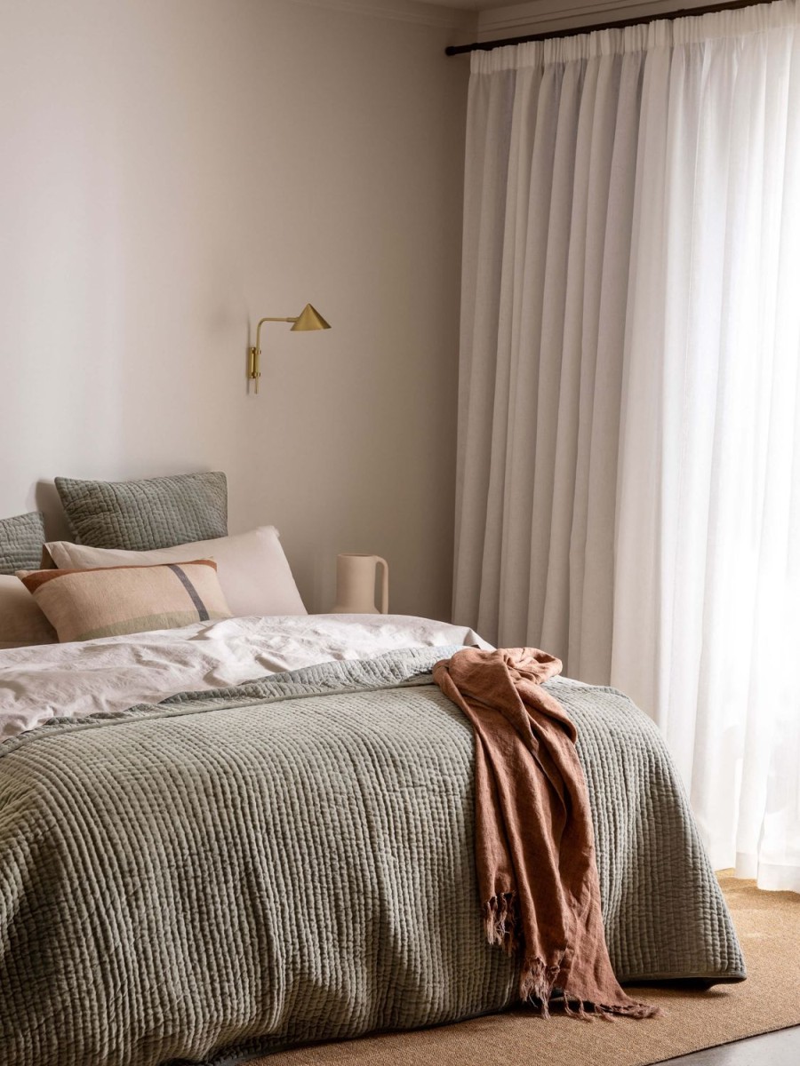 Bedroom L&M Home | Avenue Oatmeal Linen & Cotton Sheet Set