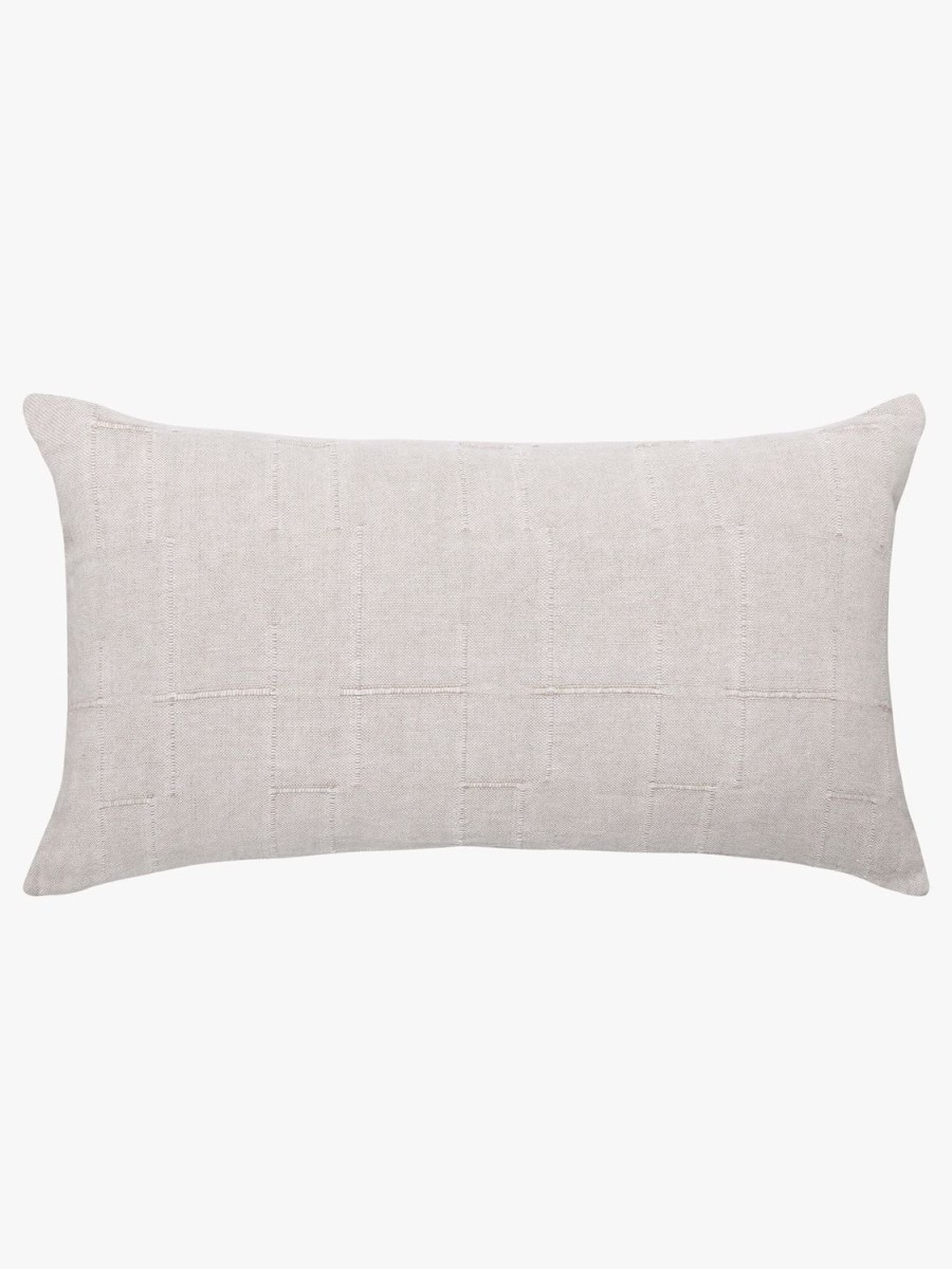 Living L&M Home | Palermo Natural French Linen Lumbar Cushion