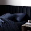 Bedroom L&M Home | Nordic Navy Portuguese Cotton Sheet Set