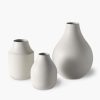 Living L&M Home | Mona Chalk Trio Of Vases