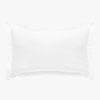 Bedroom L&M Home | Grosgrain White Egyptian Cotton Pillowcases