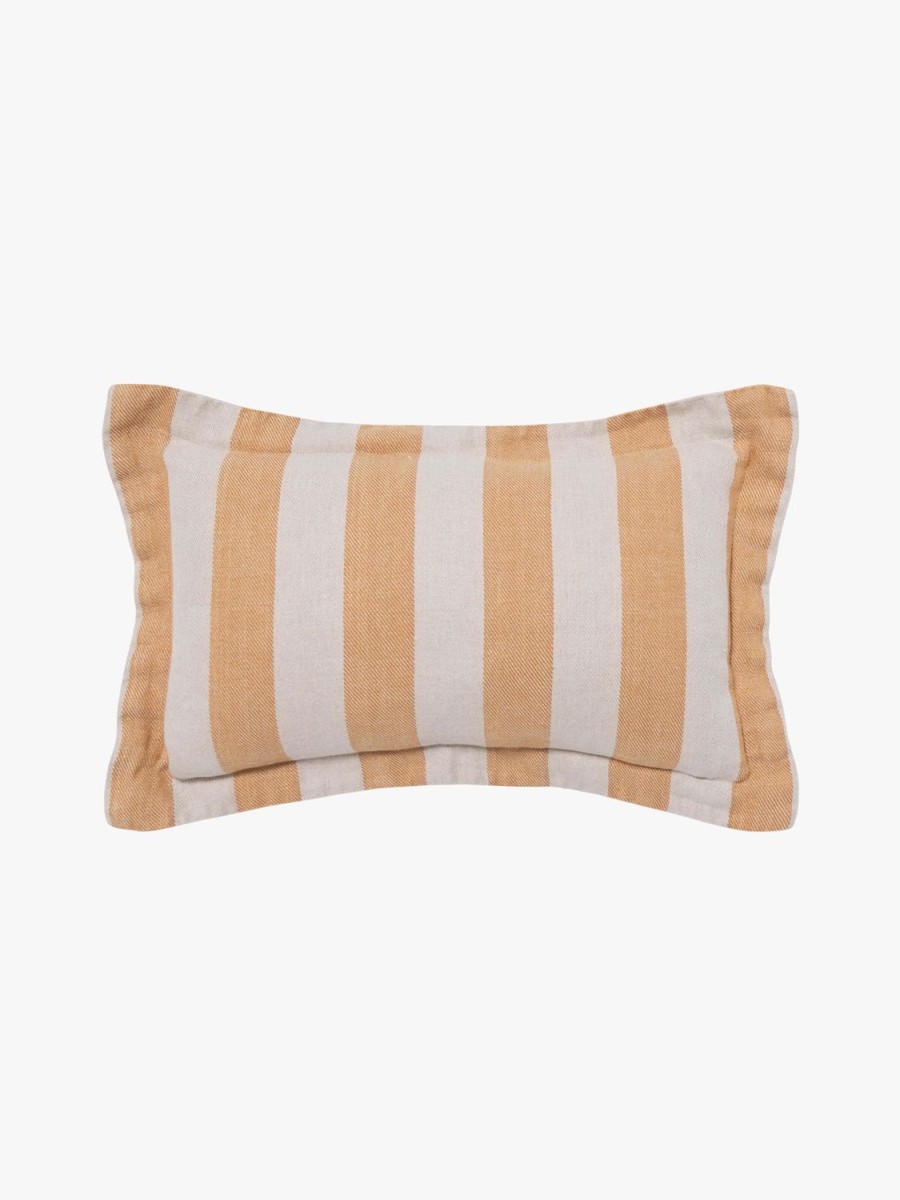 Living L&M Home | Voyage Tangerine French Linen Mini Cushion