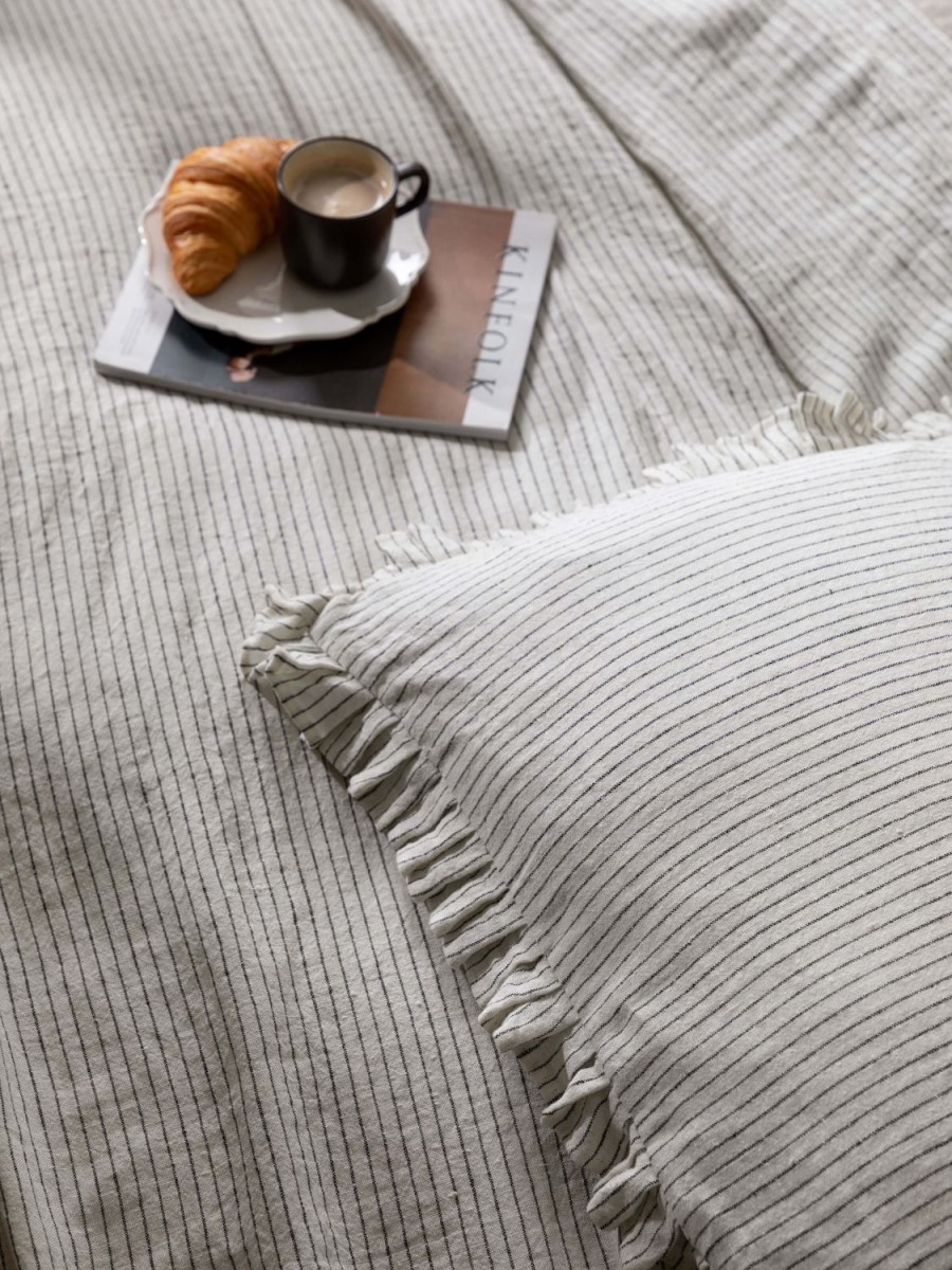 Living L&M Home | Celine French Linen Square Cushion