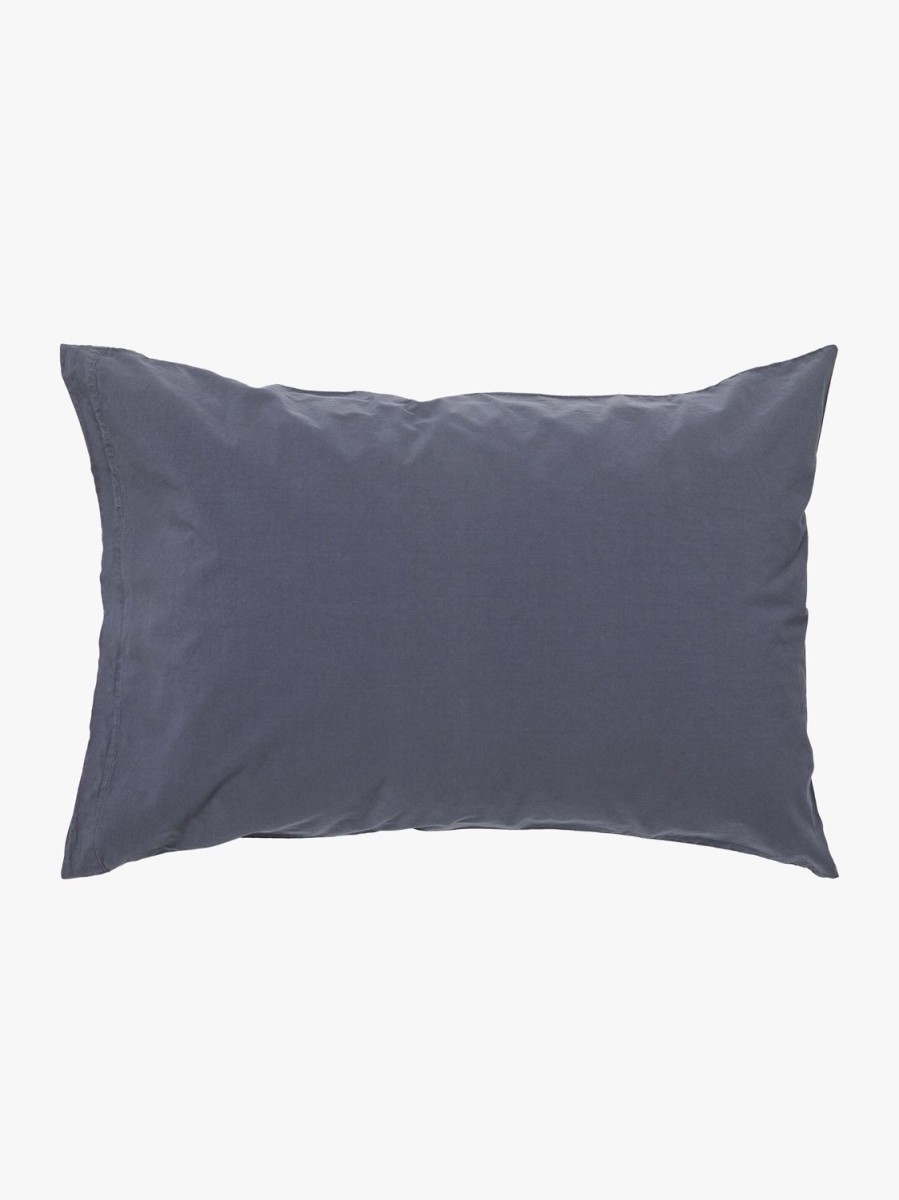 Bedroom L&M Home | Nordic Navy Portuguese Cotton Pillowcases