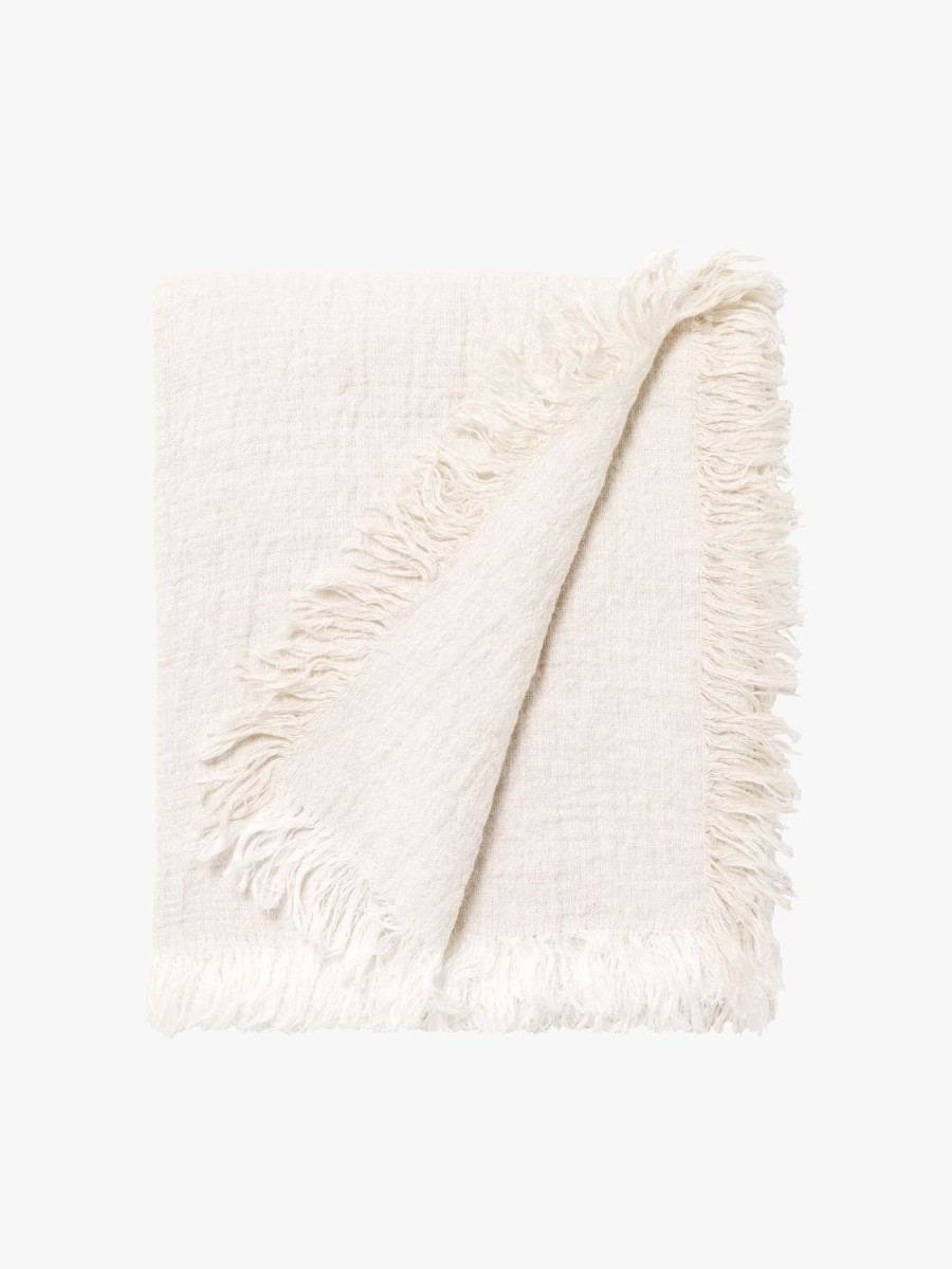 Bedroom L&M Home | Ava Pure Linen Nougat Throw