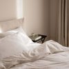 Bedroom L&M Home | Nordic White Portuguese Cotton Duvet Cover Set