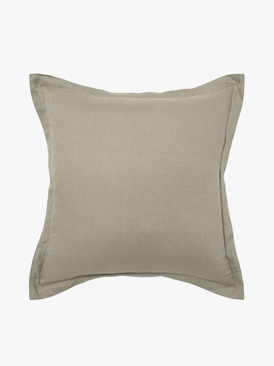 Living L&M Home | Echo Sage Pure Linen Cushion