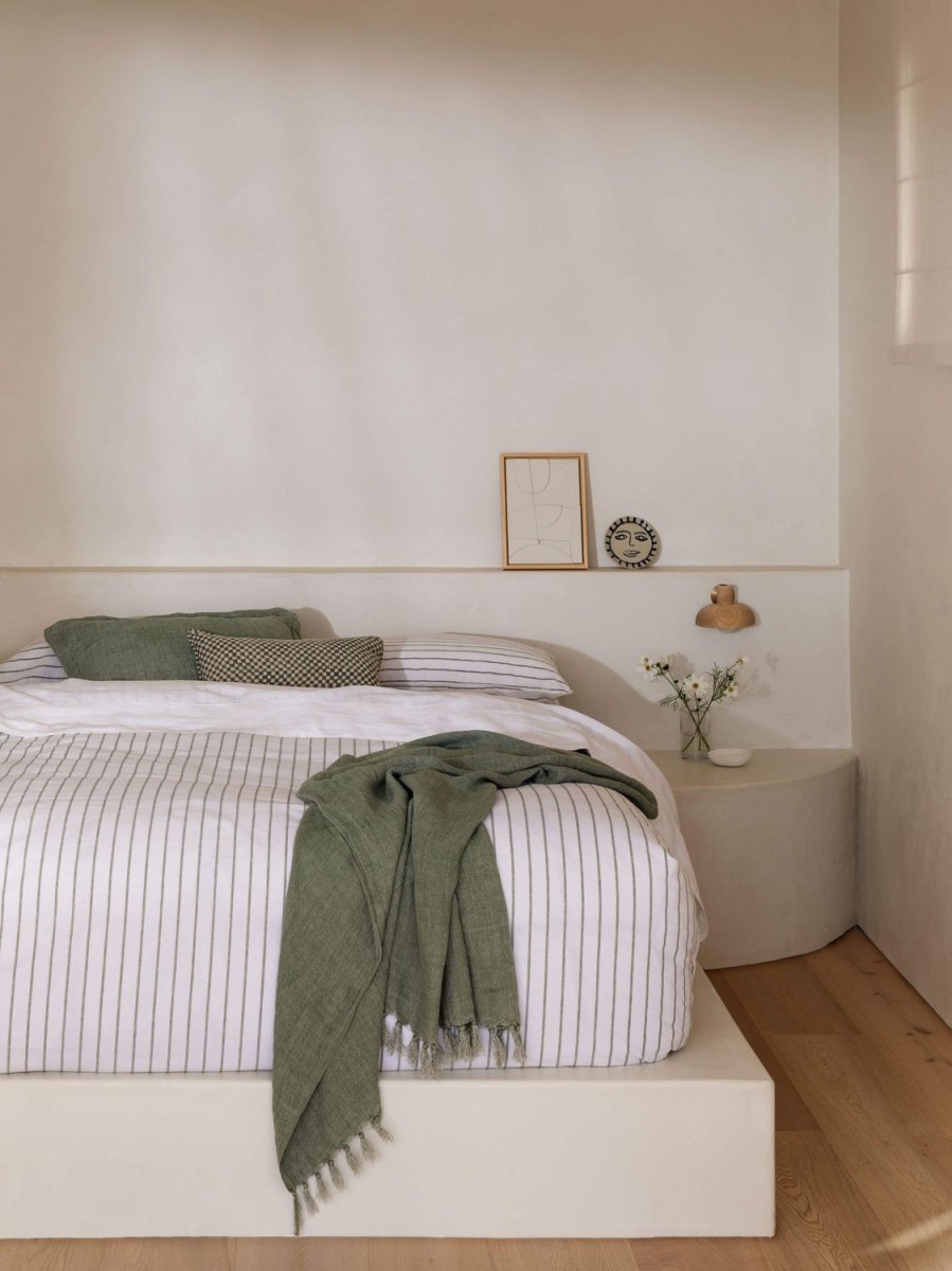 Bedroom L&M Home | Loft Sage Linen & Cotton Duvet Cover Set