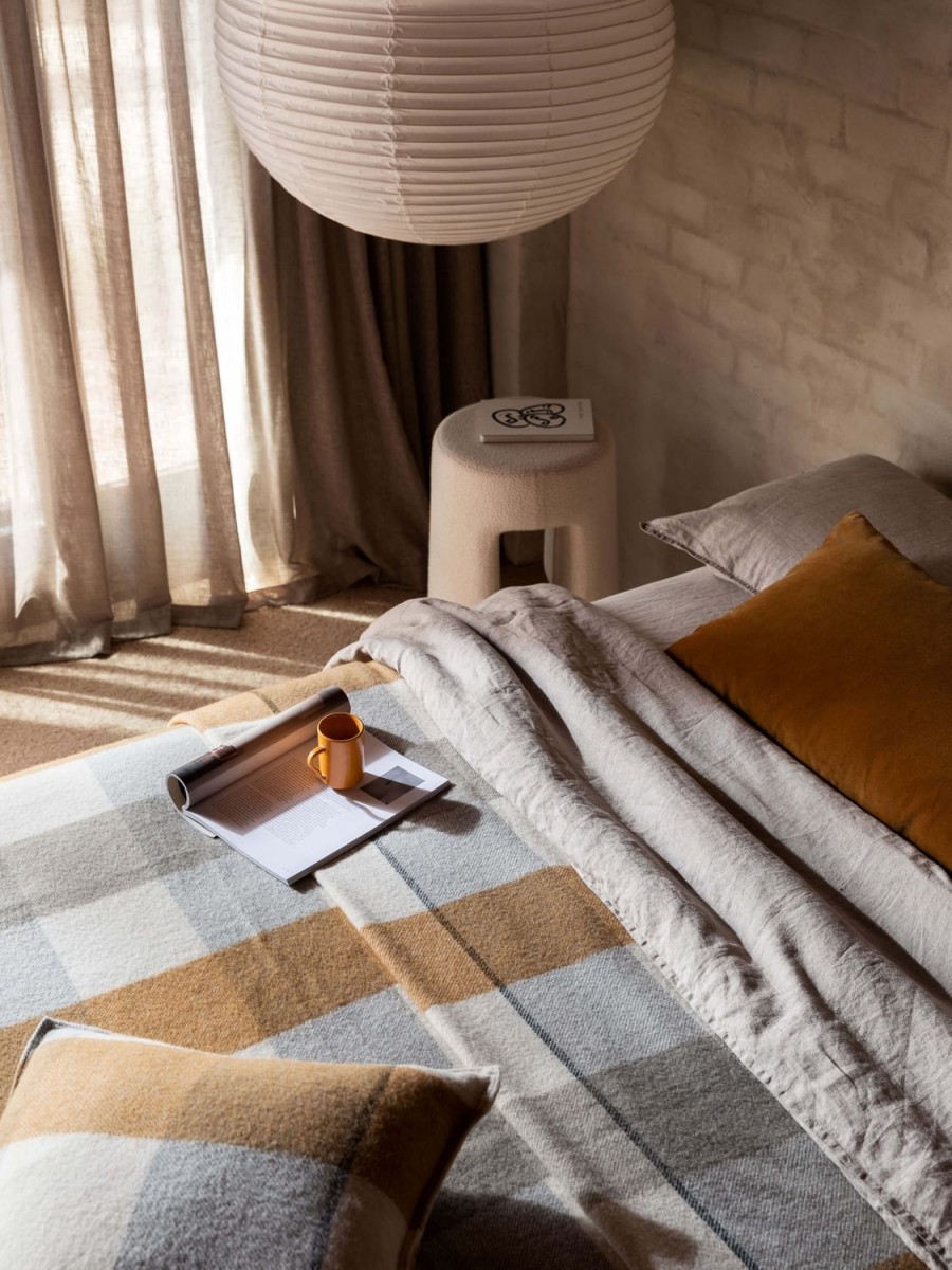 Living L&M Home | Alby Toffee Australian Wool Cushion