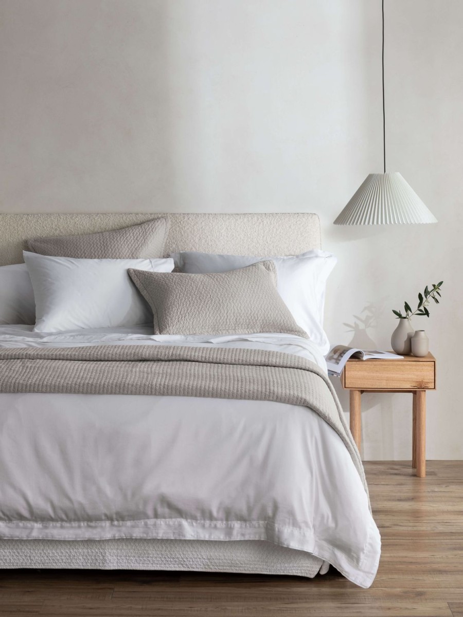 Bedroom L&M Home | Aspen Flax Pure Cotton Quilt