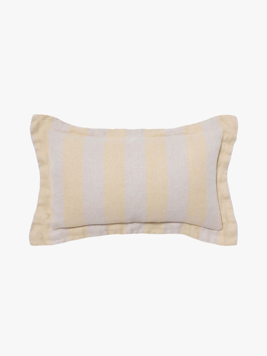 Living L&M Home | Voyage Limone French Linen Mini Cushion